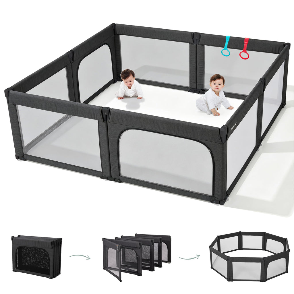 8-Panel Foldable Baby Playpen F7793