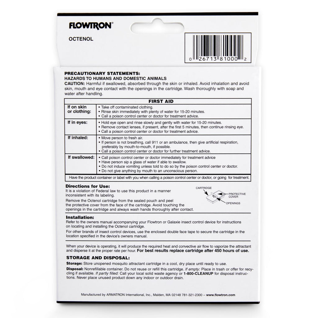 Octenol Mosquito Attractant Cartridge T316