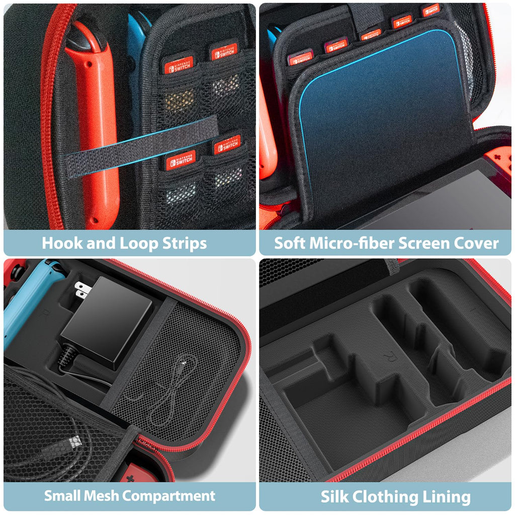 Switch OLED Carrying Case with 20 Games K622101