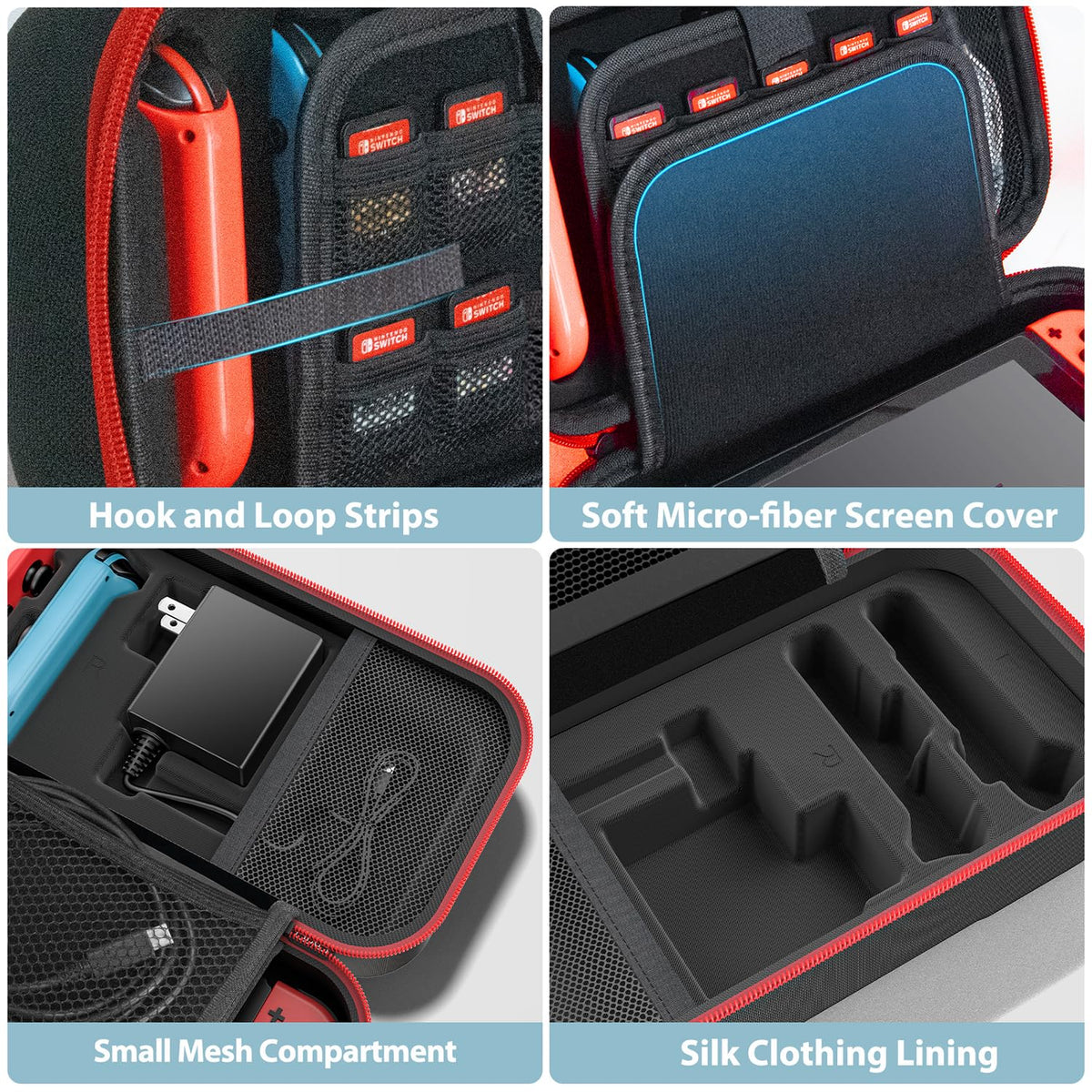 Switch OLED Carrying Case with 20 Games K622101