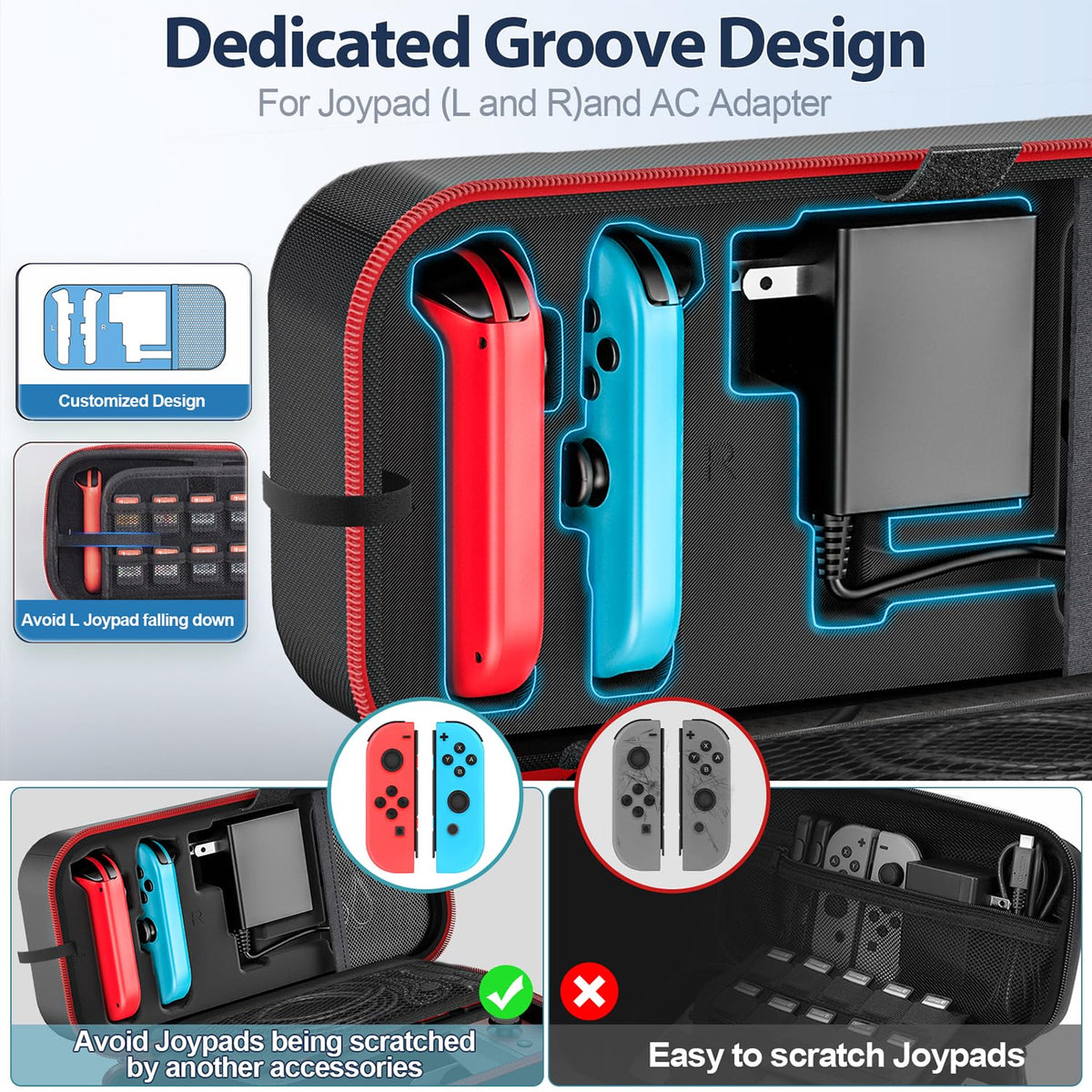 Switch OLED Carrying Case with 20 Games K622101