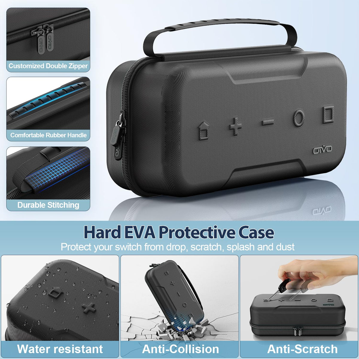 Switch OLED Carrying Case with 20 Games K622101