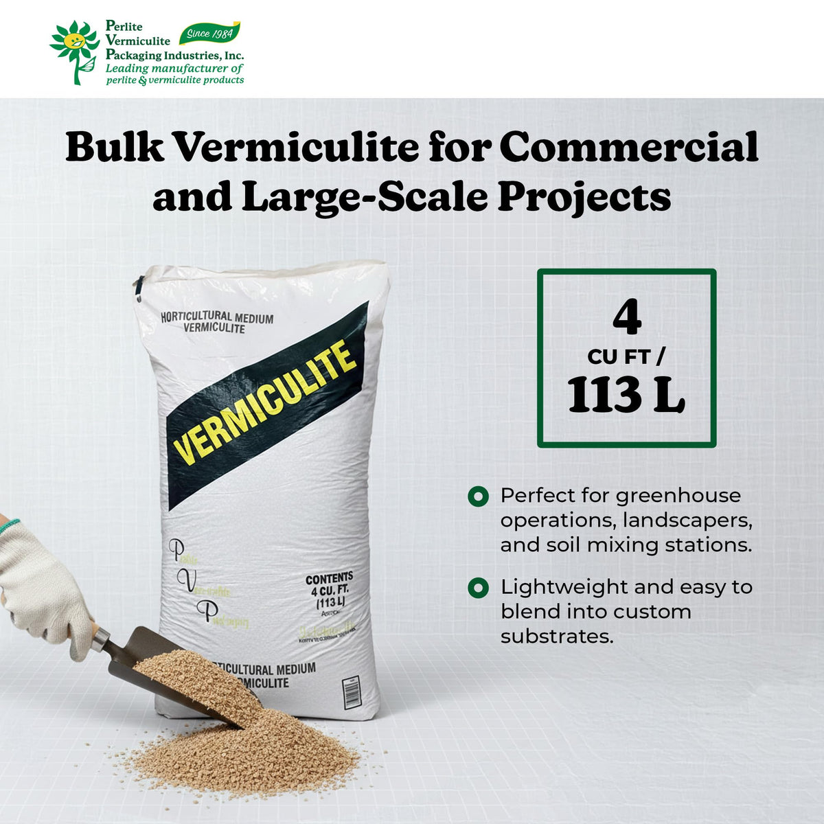 4 Cubic Feet Medium Vermiculite Soil Conditioner A2983