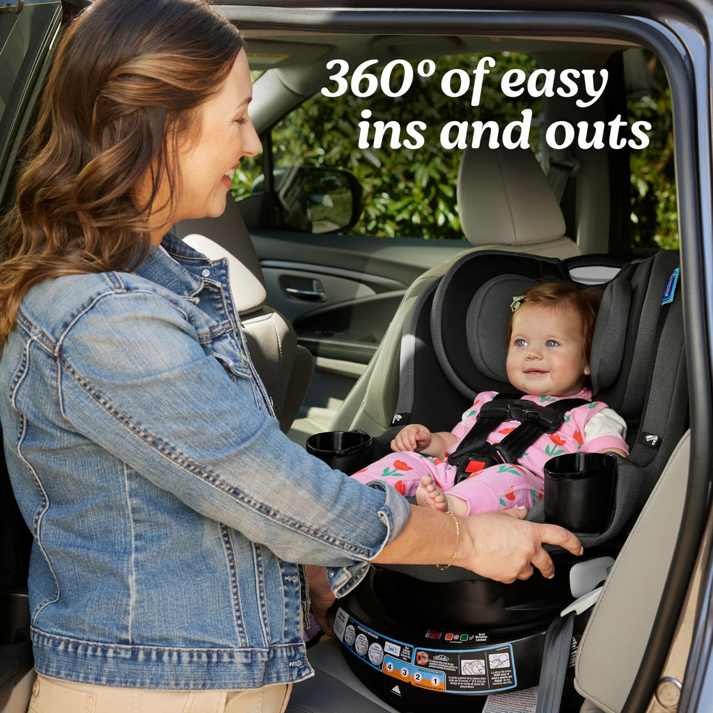 2-in-1 Rotating Convertible Car Seat C593