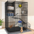 Extra Large Cat Cage Indoor Enclosure with Storage Cube F8842